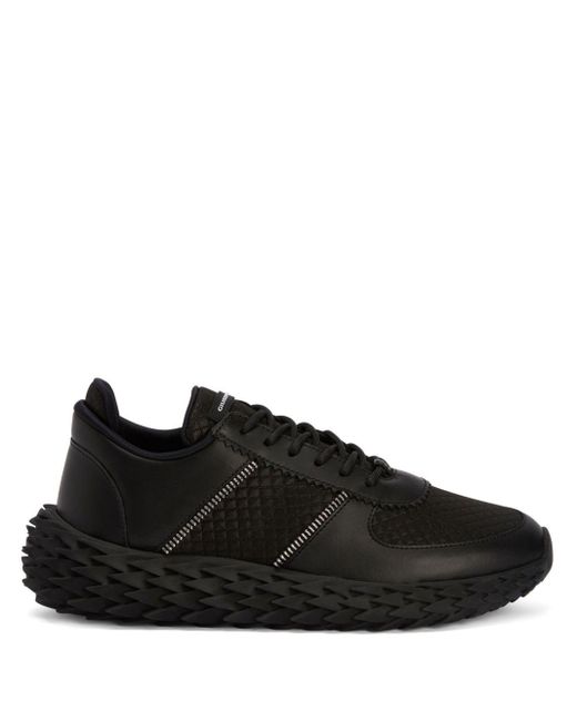 Giuseppe Zanotti Black Urchin Quilted Sneakers for men