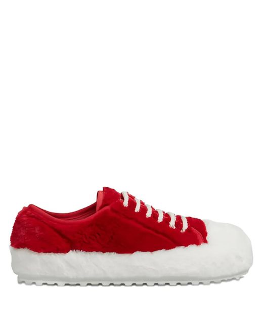 Marni レースアップ スニーカー Red