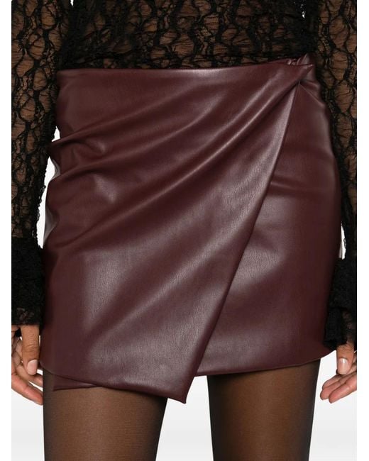 Minifalda con costuras del mismo tono So Allure de color Purple