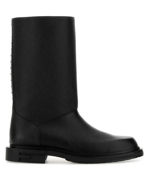 Stivali Al Ginocchio di Fendi in Black da Uomo