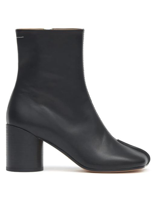 MM6 by Maison Margiela Black Ankle Boot Shoes