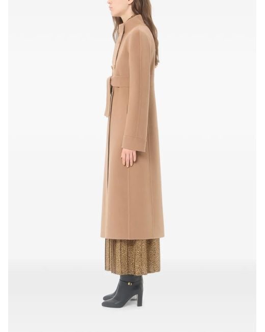 Valentino Garavani Natural Double-Kashmir Coat