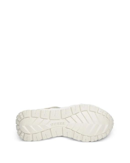 Guess White Runit3 Sneakers