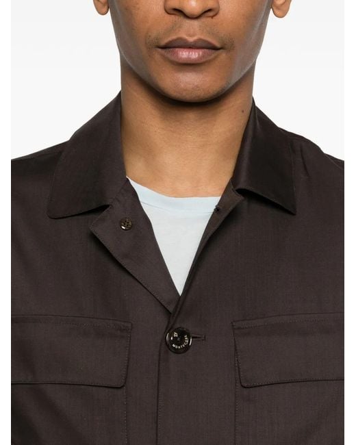 Chaqueta Con Bolsillo Con Botón Montecore de hombre de color Brown