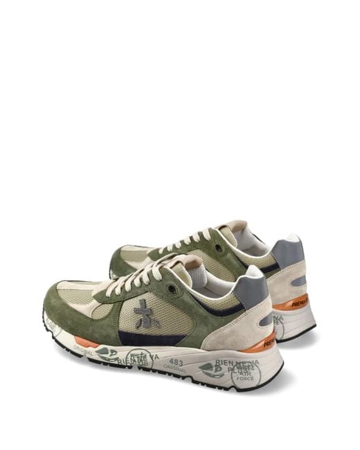 Premiata Green Mase Sneakers for men