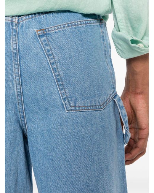 Pantalones vaqueros cortos Oakland de talle medio A.P.C. de hombre de color Blue