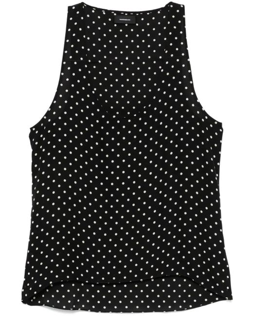 Top con tirantes Wardrobe NYC de color Black