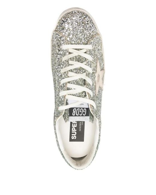 Golden Goose Deluxe Brand White Super-Star Leather Sneakers
