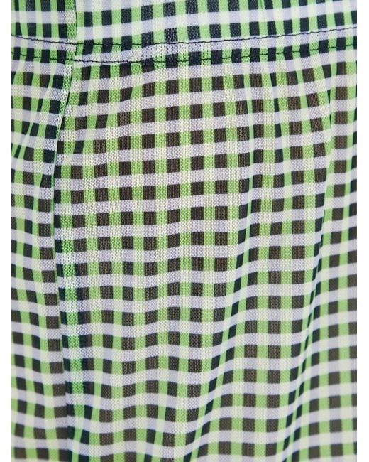 Résumé Green Checked Trousers