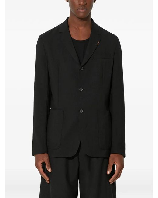 Paul Smith Black Button-Fastening Blazer for men