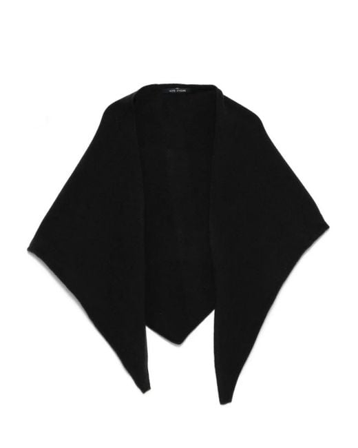 Sofie D'Hoore Black Marc Triangular Wool Scarf