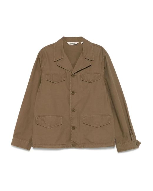 Giacca-Camicia Mash di Aspesi in Natural da Uomo
