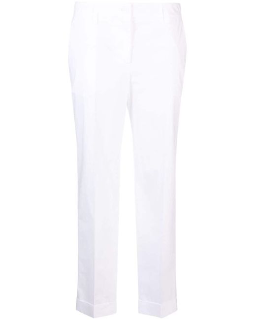 Pantalones de vestir de talle alto P.A.R.O.S.H. de color White