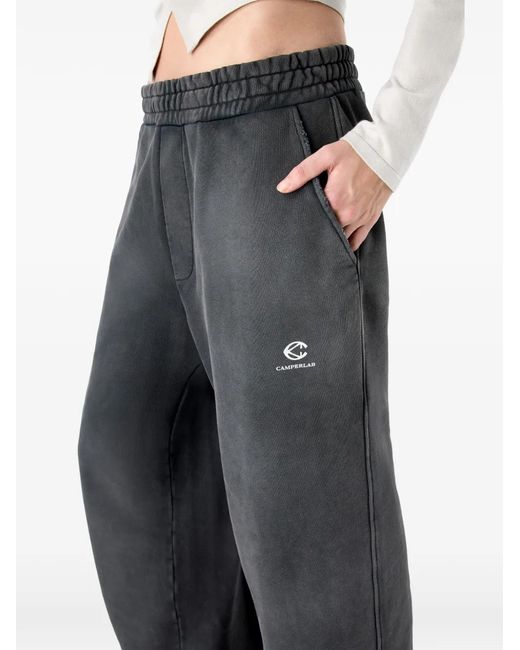 CAMPERLAB Gray Logo Track Pants
