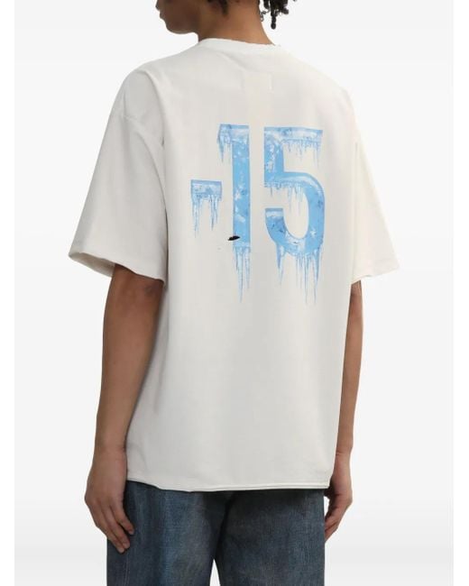 Doublet T-Shirt mit grafischem Print in White für Herren