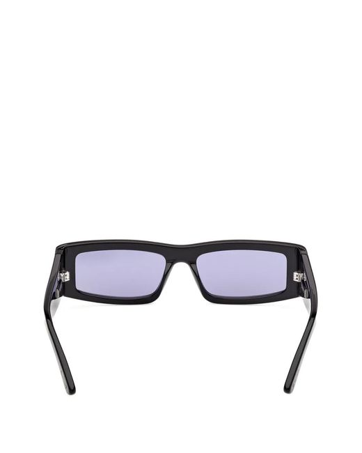 Tom Ford White Icon Rectangle-Frame Sunglasses