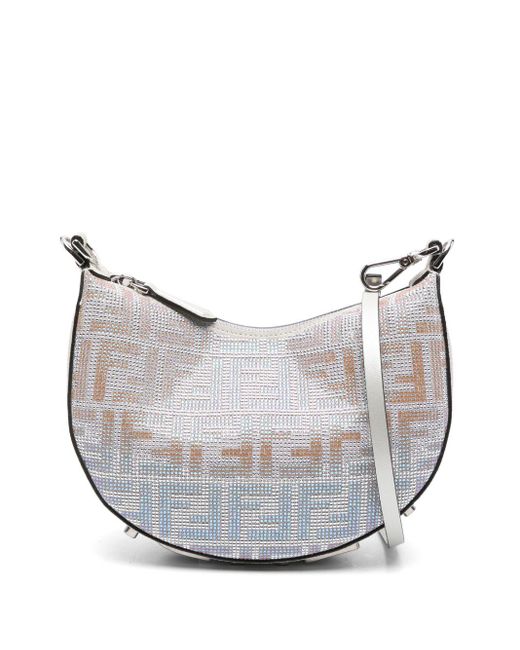Fendi フェンディグラフィ ハンドバッグ ミニ Gray