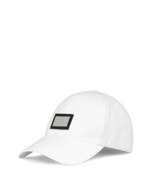 Cappello Da Baseball di Dolce & Gabbana in White da Uomo
