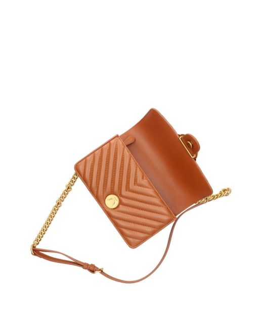 Pinko Brown Love Cross Body Bag