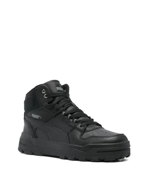 PUMA Black Rebound Sneakers
