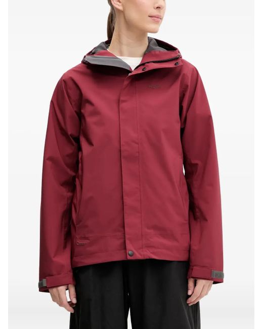 Haglöfs Jack Met Logodetail En Capuchon in het Red