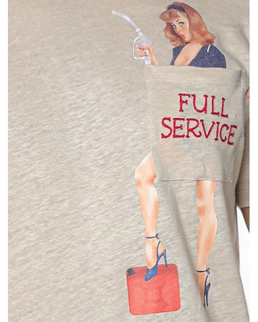 Mc2 Saint Barth White Ecstasea Graphic-Print Chest-Pocket T-Shirt for men