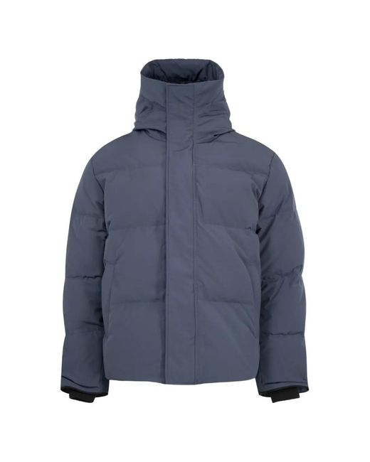 Canada Goose Blue Seymour Hooded Padded Jacket for men