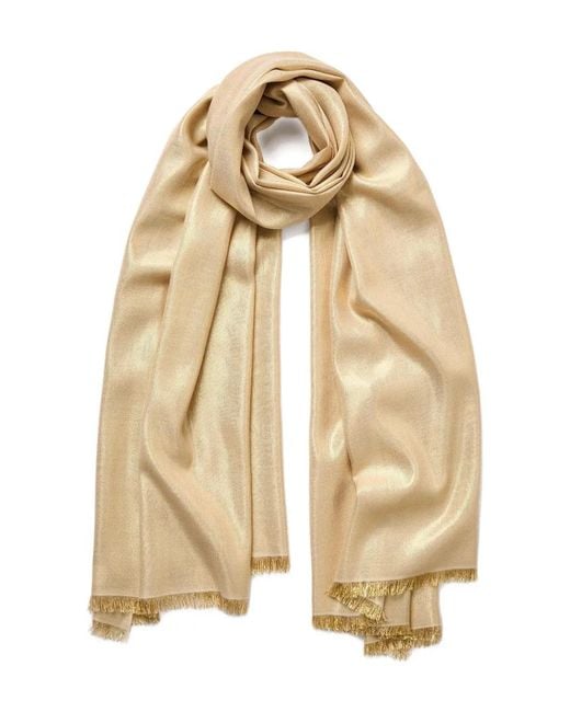 Jane Carr Natural The Mercury Scarf