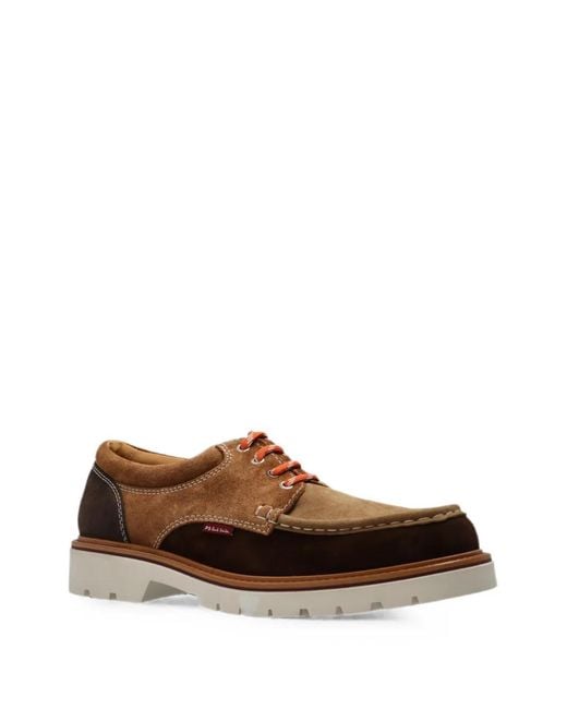 Paul Smith Brown Rooster Suede Loafers for men
