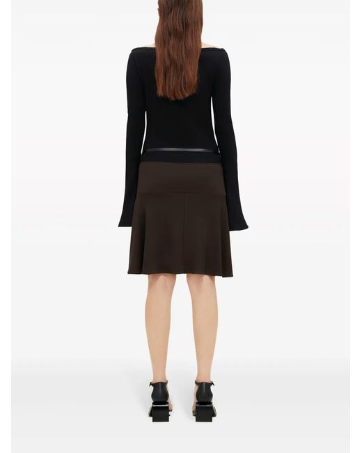 Courreges Mini-Rok in het Black