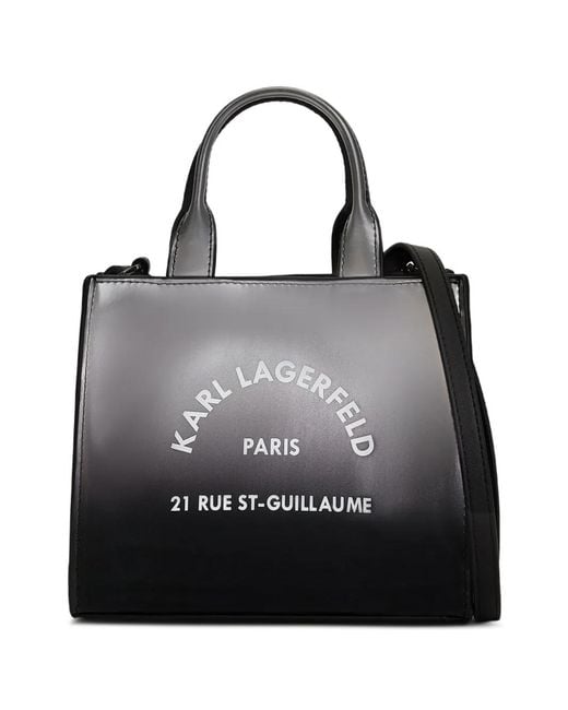 Karl Lagerfeld Black Sac Cabas Rue St Guillaume