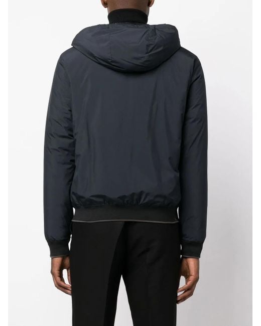 Chaqueta con capucha y cremallera Moorer de hombre de color Blue