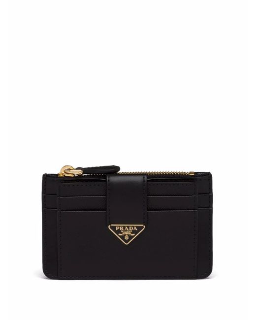 Prada Black Leather Card Holder