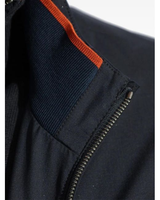 Bomber A Collo Alto di Paul & Shark in Blue da Uomo