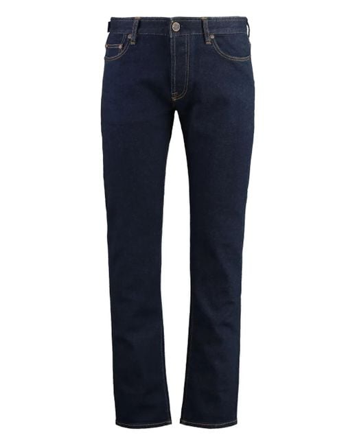 Moorer Pilon 5-Pocket-Jeans in Blue für Herren