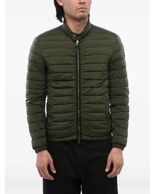 Woolrich Green Sundance Quilted Puffer Jacket for men