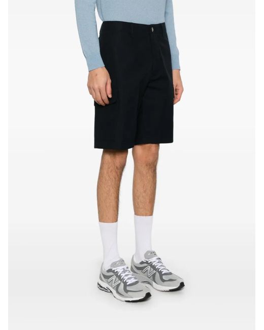 Stone Island Black 'Ghost' Regular Bermuda Shorts for men