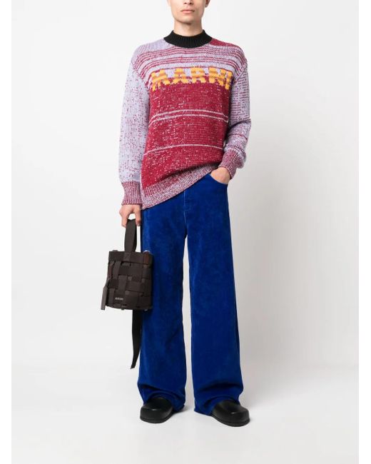 Marni Red Sweaters Multicolour for men