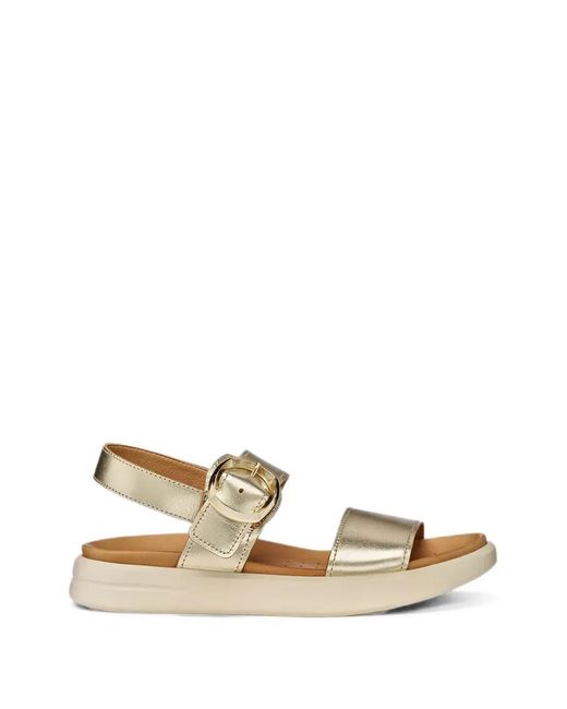 Geox Natural Xand 2S Buckle-Fastening Sandals