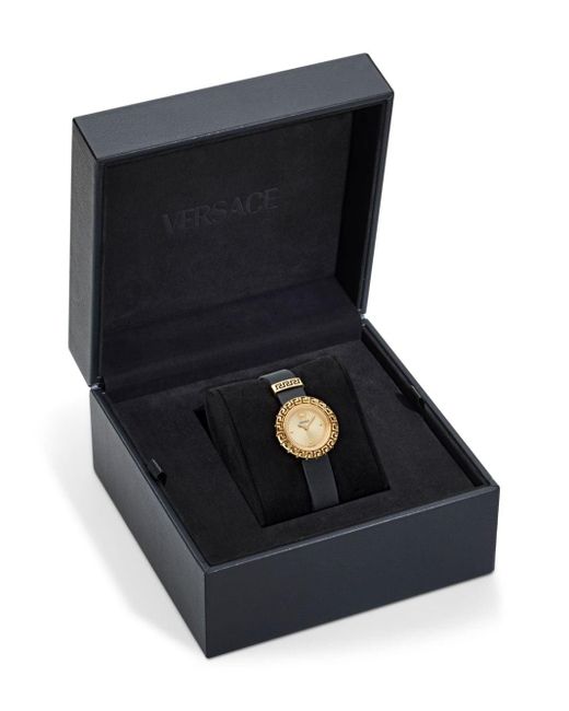Versace ラ グレカ 28mm 腕時計 Metallic