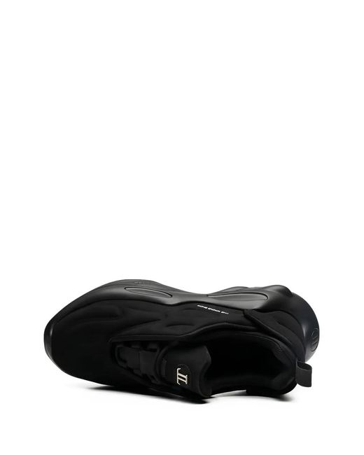Leandro Lopes Black Mining Logo-Print Sneakers