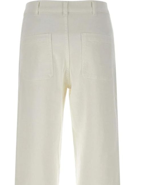 Eleventy White Stretch-Cotton Jeans