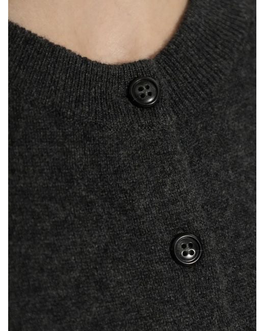 Lisa Yang Black Karia Button-Up Cardigan