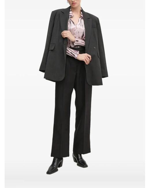 Sandro Ferrone プリーツ シャツ Black