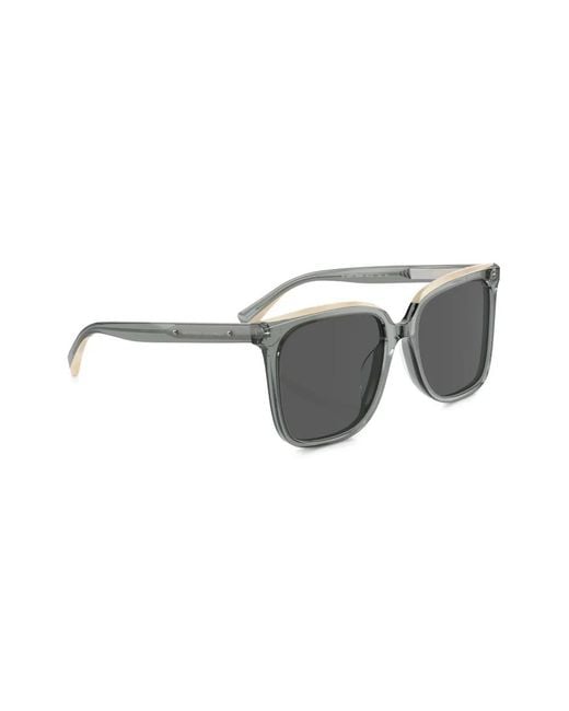 Brunello Cucinelli Gray Bc4007S Square-Frame Sunglasses