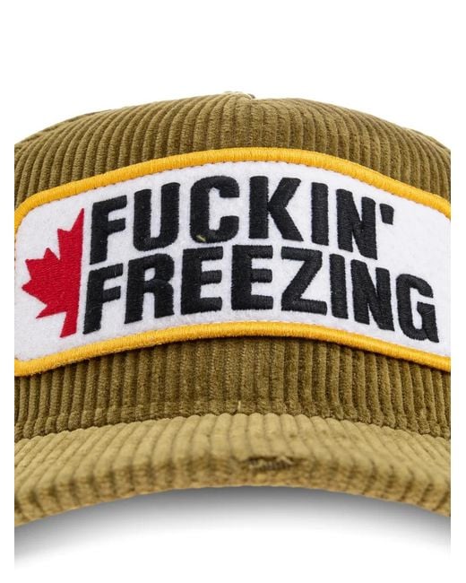 DSquared² Metallic Souvenir From Canada Cotton Cap for men