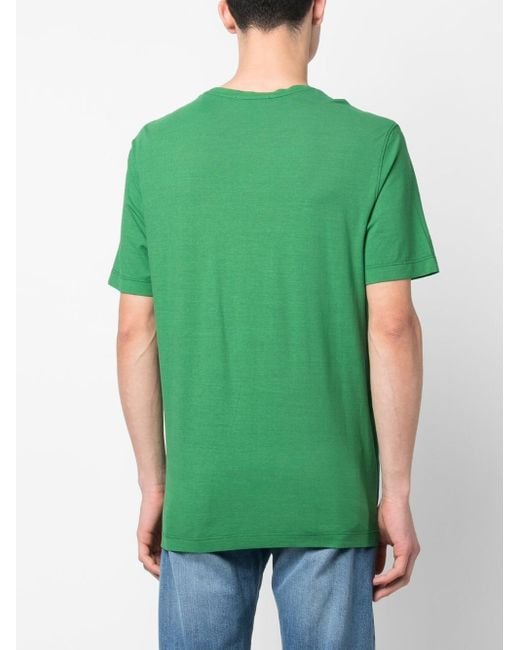 hierba Temprano implícito Camiseta lisa Drumohr de hombre de color Verde | Lyst