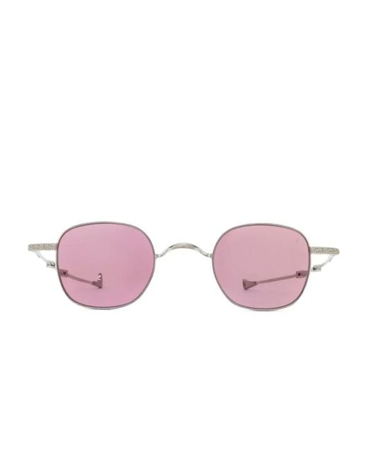 Eyepetizer Mongibello Zonnebril Met Rond Montuur in het Pink