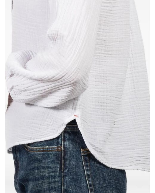 Xirena White Arielle Long-Sleeve Blouse