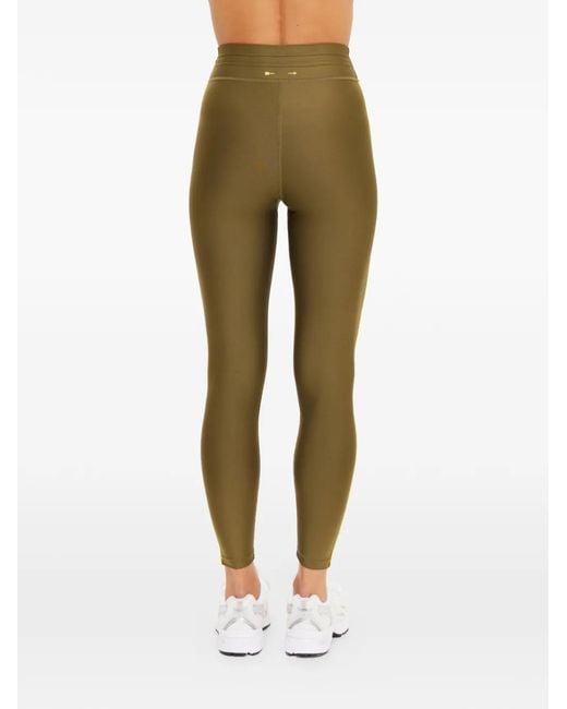 The Upside Green Legging À Détails Rayés